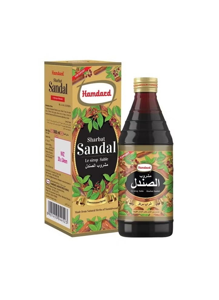 Hamdard Sandalwood Syrup - 500 ml - Image 1